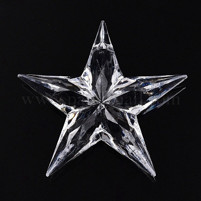 Прозрачные акриловые подвески&nbsp;TACR-T028-09A-1