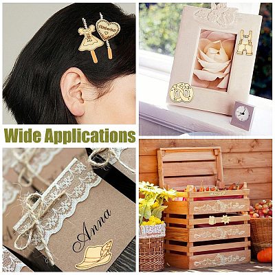 50 шт. сосновые декоративные материалы своими руками WOOD-CJC0050-01-1