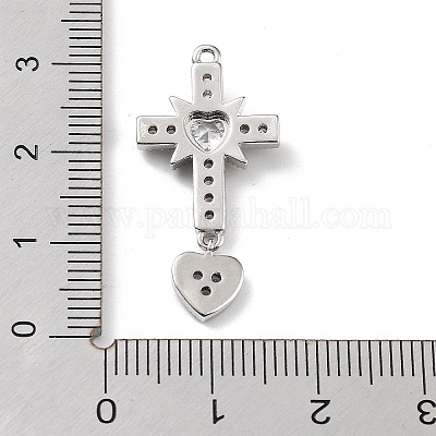 Стойки обшивки латунь микро проложить Циркон подвеску KK-P247-07P-1