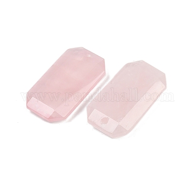 Природного розового кварца подвески G-H325-03E-1