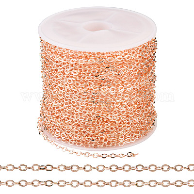 Железные плоские кабельные цепи с латунным покрытием CH-TAC0007-02RG-1