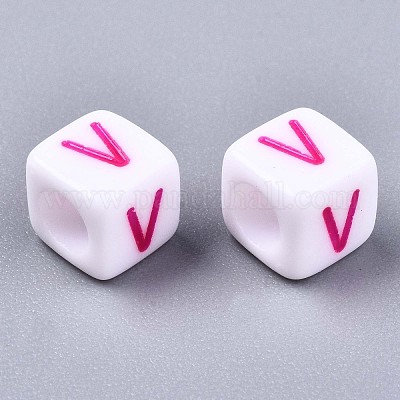 Акриловые бусины MACR-T009-12V-1