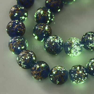 Ручной золотой песок бусины бисер нитей LAMP-T007-06D-1