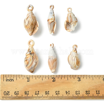 30шт 3 стиля непрозрачные акриловые подвески OACR-FS0001-78-1