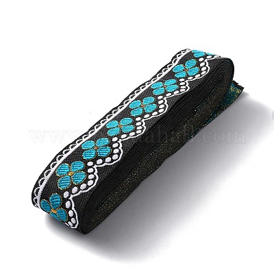 Лента из полиэстера в этническом стиле OCOR-WH0047-38B-1