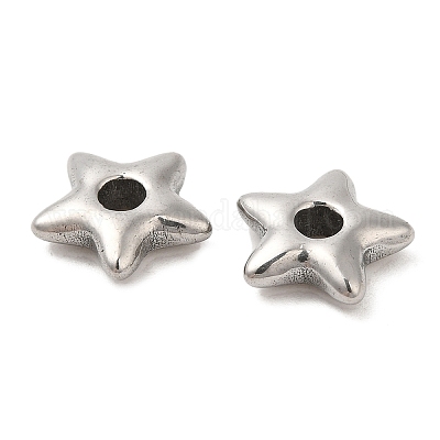 Бусины из нержавеющей стали марки 304 STAS-D084-16P-1