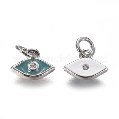 Латунные микро проложить кубического циркония подвески ZIRC-I026-04P-1