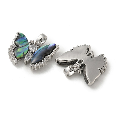 Латунные подвески с фианитами KK-R210-12P-02-1