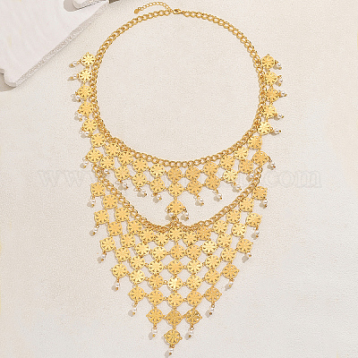 Старинные ближневосточные вуали с кисточками для лица SM6637-1