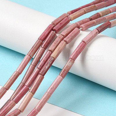 Природные родонит бисер нитей G-E612-B03-C-1