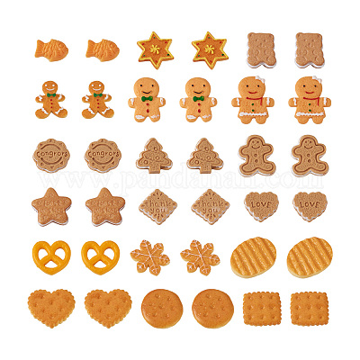 Кабошоны из смолы в стиле 90 шт. CRES-TA0001-10-1