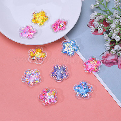 Пластик с фурнитурой из смолы и полимерной глины RESI-CJC0007-37-1