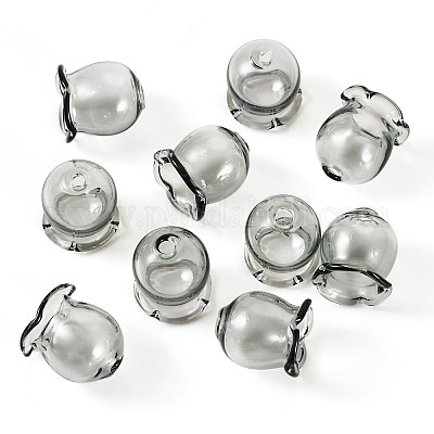 10 шт. стеклянные колпачки для изготовления колокольчиков GLAA-BY0001-05A-1