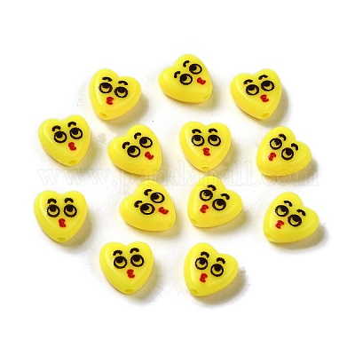 Непрозрачные акриловые бусины MACR-S377-01B-1