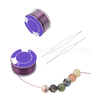 2 рулон ниток для бисероплетения из полиэстера со специальным покрытием OCOR-NB0002-06F-1