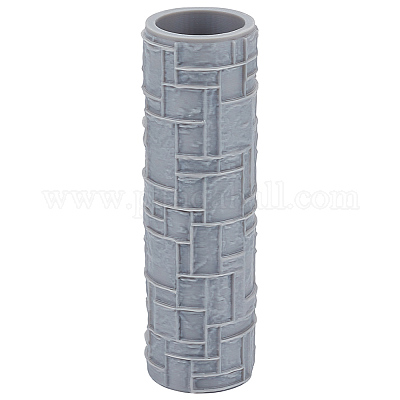 Пластиковая ручка валик для нанесения текстуры на глину DIY-WH0699-88D-1