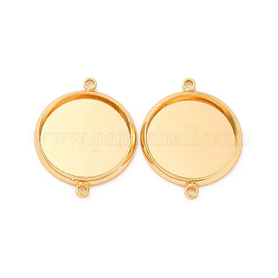 Латуни разъем кабошон сеттинги KK-F898-21D-G-1