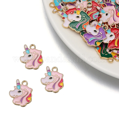 Pendentifs d'émail en alliage&nbsp;PW-WG47408-06-1
