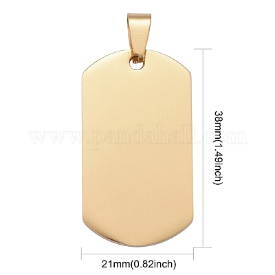 Большие подвески из нержавеющей стали 304 STAS-I140-19F-G-1