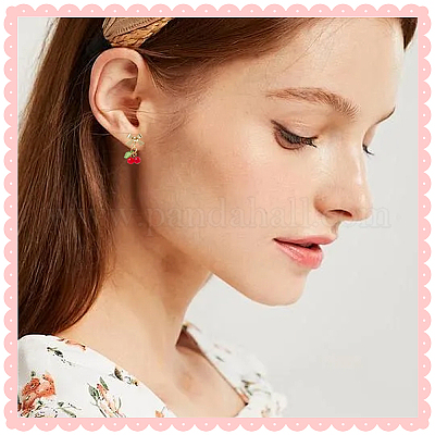 50шт подвески из стекла и акрила из бисера GLAA-SC0002-77-1