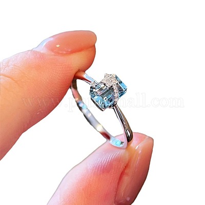 925 перстень из стерлингового серебра с кубическим цирконием FS-WGFD4D7-03-1