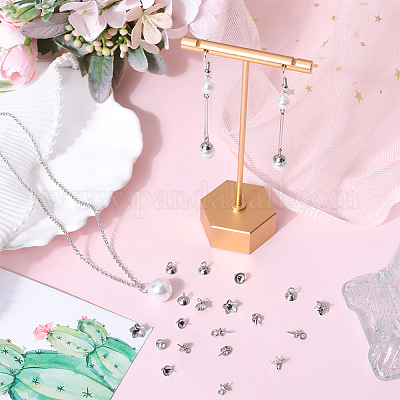 120 шт. 4 стиля 201 и 304 из нержавеющей стали подвески-скобы для чашек STAS-SC0006-06-1