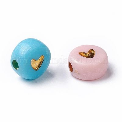 Непрозрачные акриловые бусины PACR-N006-50-A01-1