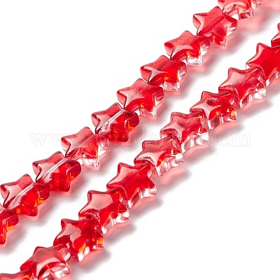 Прозрачный стеклянный бисер нить GLAA-K057-01D-1