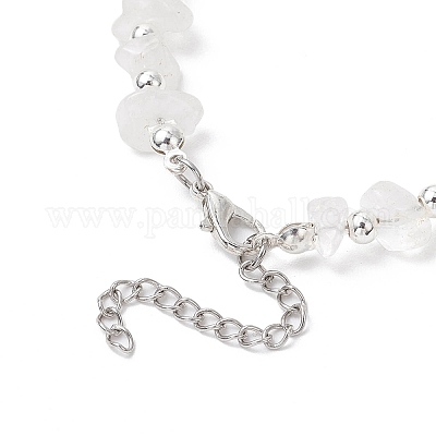 6шт браслеты из бисера с натуральными драгоценными камнями BJEW-JB11819-1