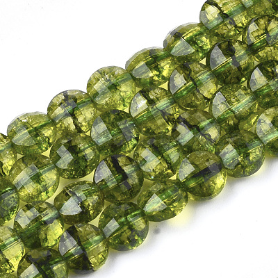 for Jewelry Craft Making GH1R-13 1 Strand Top Quality Natural ite Green Quartz Gemstone 4mm Faceted Rondelle Spacer Loose Stone Beads ~ 113-120pcs