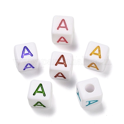 Непрозрачные акриловые бусины OACR-I022-01A-1