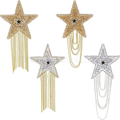 4 шт. 2 стиля эмалевых стразов DIY-FG0002-73-1