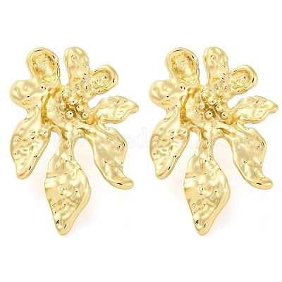 Серьги-гвоздики в форме цветка из нержавеющей стали 304 для женщин EJEW-U023-08G-1