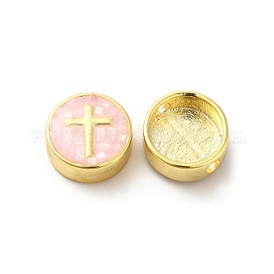 Стойки покрытие латунь эмаль бисер ENAM-D044-04G-1