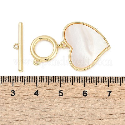 Застежки-тогл из латуни KK-K391-12G-1