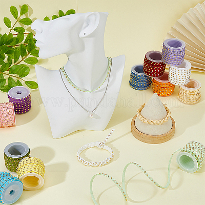 12 рулон шнура из искусственной замши 12 цветов LW-FH0001-01B-1