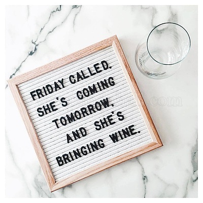 Доски для писем из фетра DJEW-PW0020-01A-1