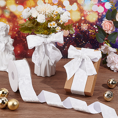 15 ярд односторонних плоских бархатных лент OCOR-WH0082-130-1