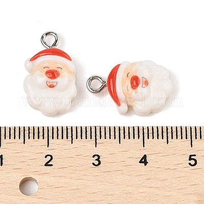 Подвески из непрозрачной смолы на рождественскую тематику RESI-S08-02J-1