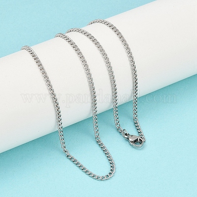 Женские витые цепочки из нержавеющей стали 304 STAS-O037-58P-1