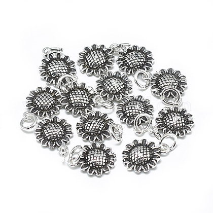 Thai 925 Sterling Silber Charms STER-T002-58AS-1