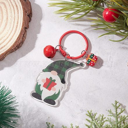 Рождественский кулон из акрила и смолы HJEW-JM04303-02-1