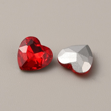 Cabochons de strass en verre&nbsp;RGLA-WH0001-10B-03-1