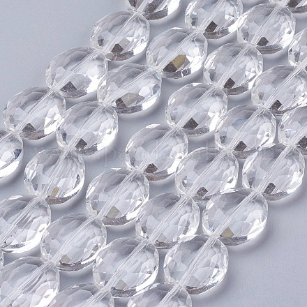 Chapelets de perles en verre X-GLAA-S003-20x11mm-14-1