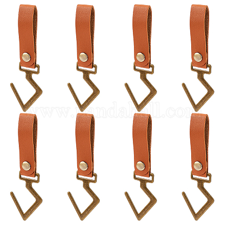 AHANDMAKER 8 Pcs Leather Straps for Hanging HJEW-WH0028-91A-1