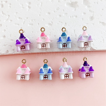 Подвески из эмали и сплава ENAM-A012-07G-1