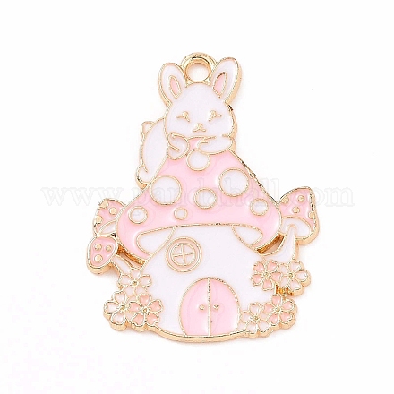 Подвески из эмали и сплава ENAM-M055-03G-01-1