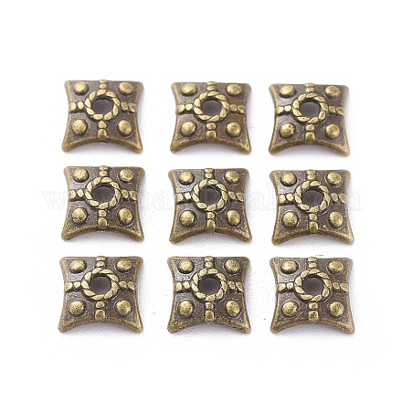 Tibetan Antique Bronze Metal Caps X-MLF0573Y-1