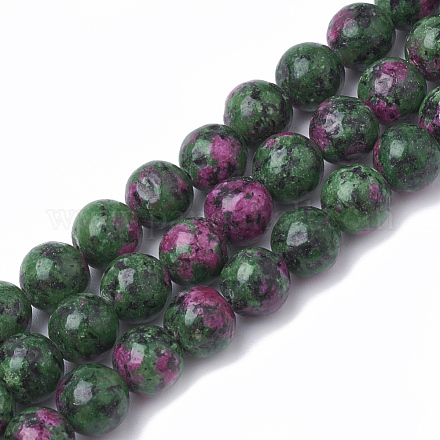 Chapelets de perles en pierre gemme naturelle G-S281-52-10mm-1
