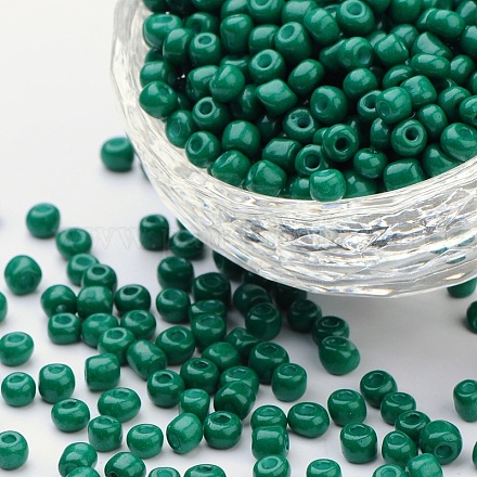 Baking Paint Glass Seed Beads SEED-S003-K26-1